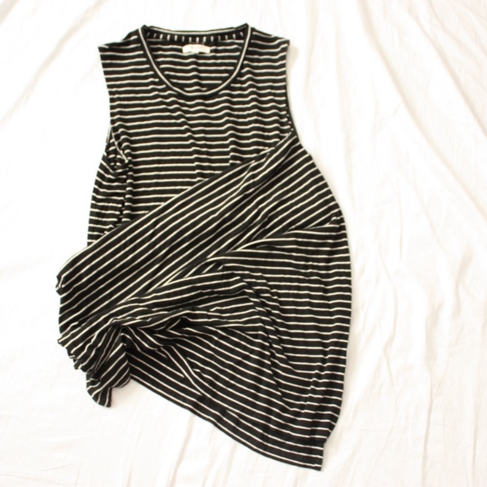 Madewell B&W Midi Dress